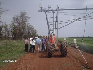 обработке большего количества гектаров с помощью одной круговой