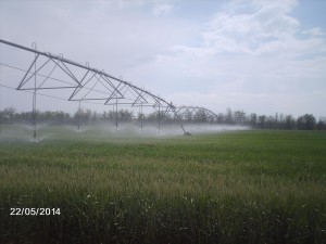 обработке большего количества гектаров с помощью одной круговой